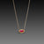 Floating Ruby Necklace with Diamonds
