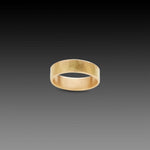 6mm Hammered Gold Band