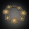 Gold Open Mandala Bracelet