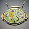 Oval Plum Blossom Necklace