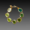 Green Tourmaline Ombre Bracelet