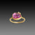 Bright Pink Sapphire Ring