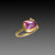 Bright Pink Sapphire Ring