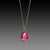 Organic Ruby Necklace