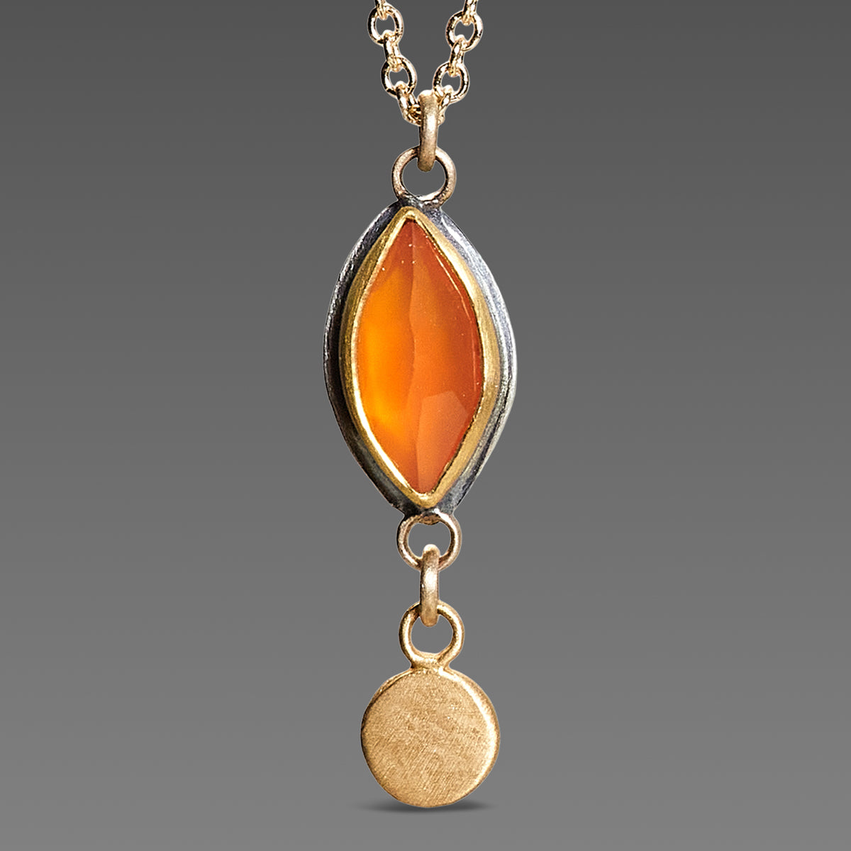 Carnelian Marquis Necklace