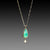 Chrysoprase Teardrop Necklace