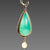 Chrysoprase Teardrop Necklace