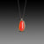 Carnelian Necklace with Diamonds