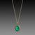 Oval Emerald Necklace