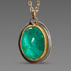 Oval Emerald Necklace