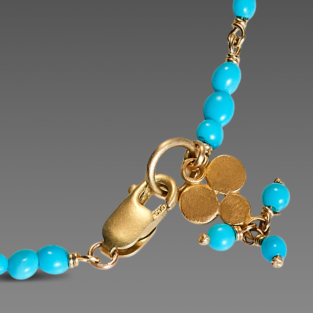 Arizona Turquoise &amp; Gold Bracelet