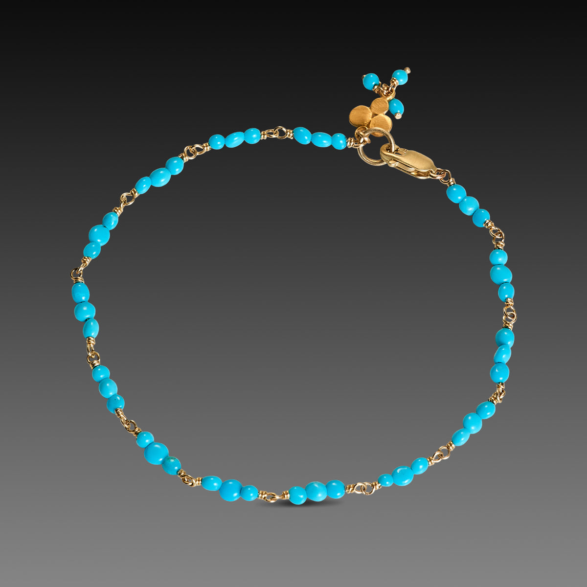 Arizona Turquoise &amp; Gold Bracelet