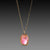 Luminous Pink Tourmaline Necklace