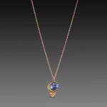 Sapphire Necklace with Diamonds