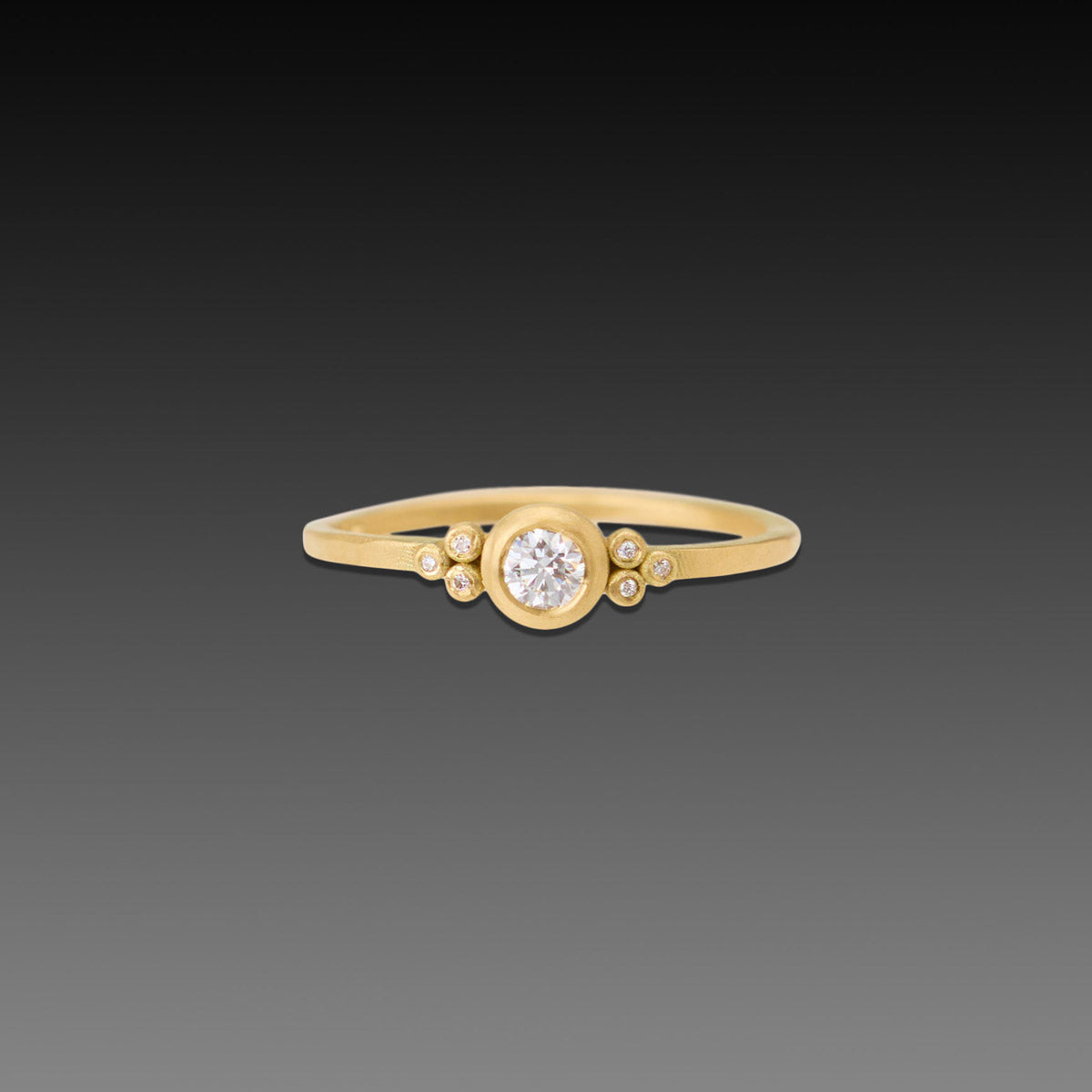 Medium Diamond Flourish Ring