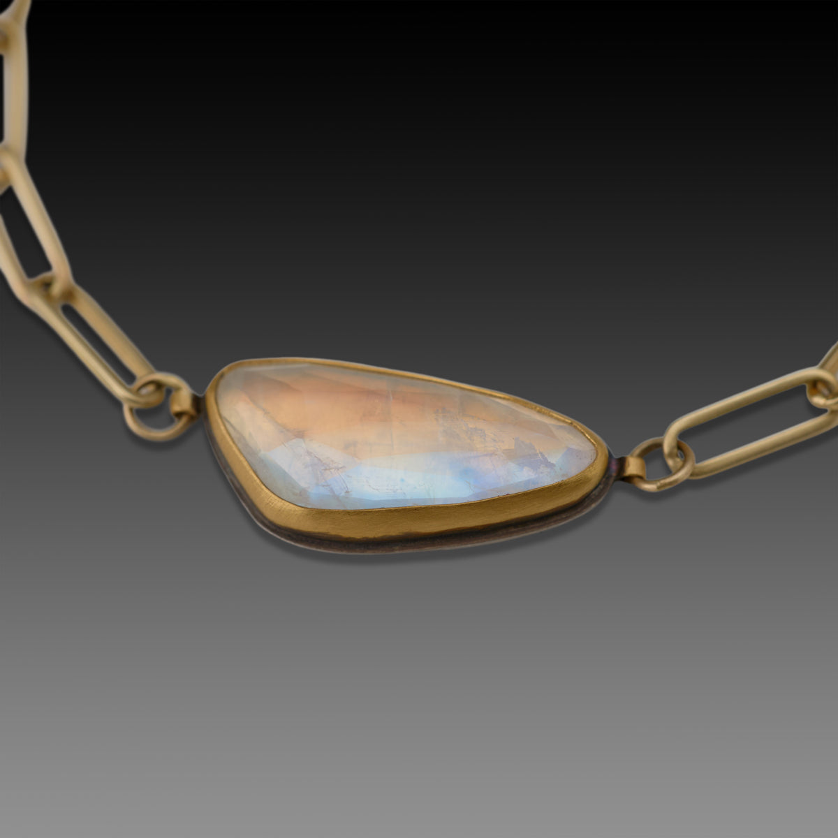 Moonstone & Gold Bracelet