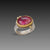 Pink Tourmaline Ring with Diamonds