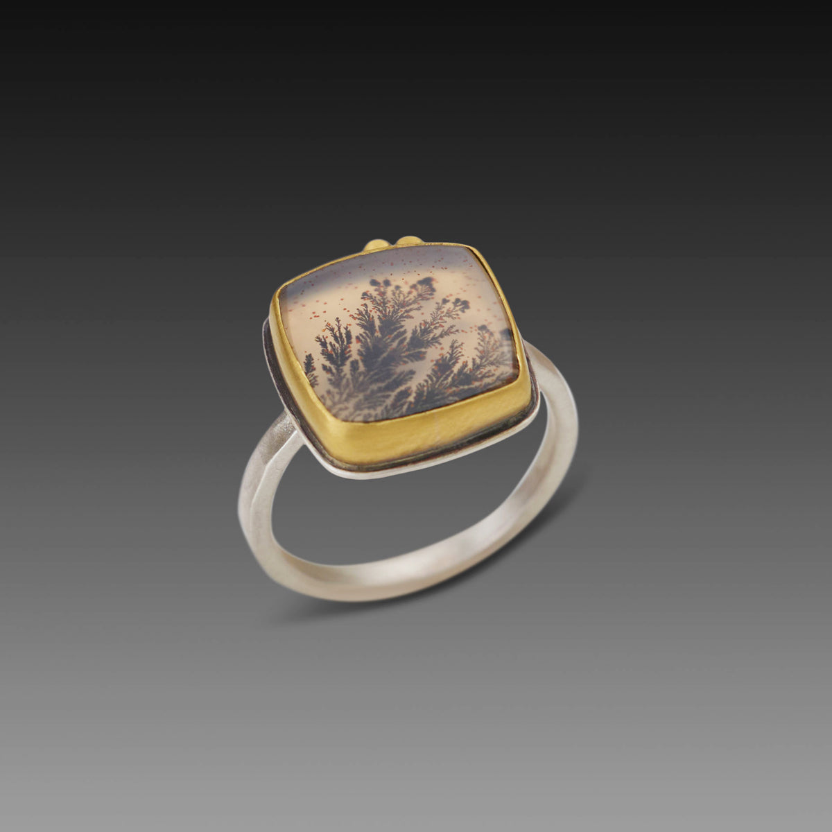 Dendritic Agate Ring