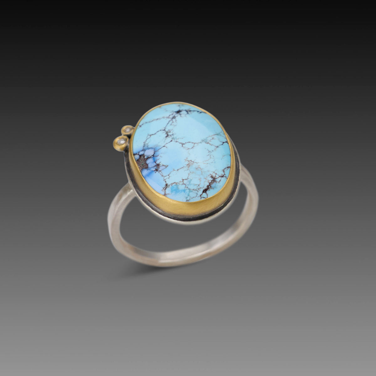 Pale Blue Turquoise Ring