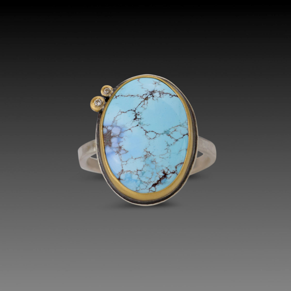 Pale Blue Turquoise Ring