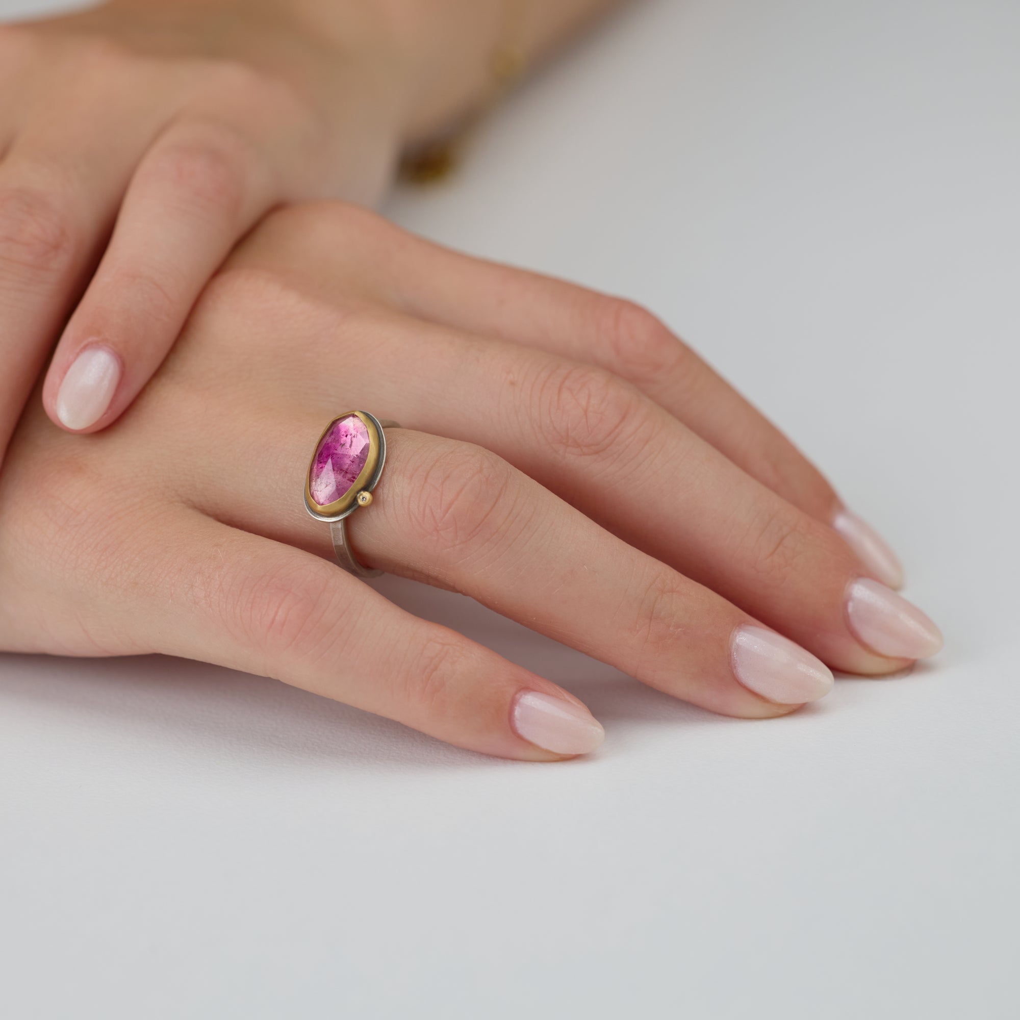 Pink Tourmaline Ring