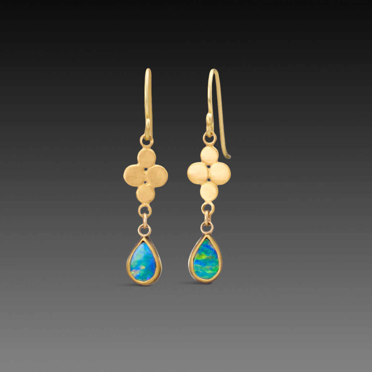 Australian Opal Drop Earrings