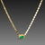 Floating Emerald Necklace