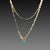 Delicate Gold Flat Chain Necklace