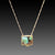 Turquoise Necklace with Diamonds