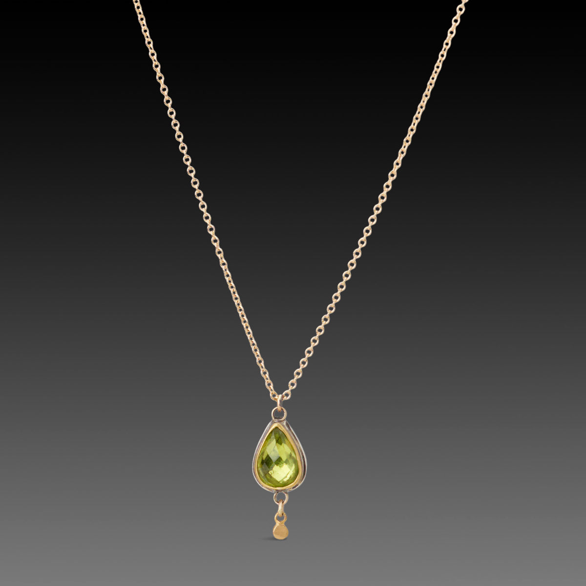 Sparkly Peridot Necklace