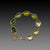 Green Tourmaline Ombre Bracelet