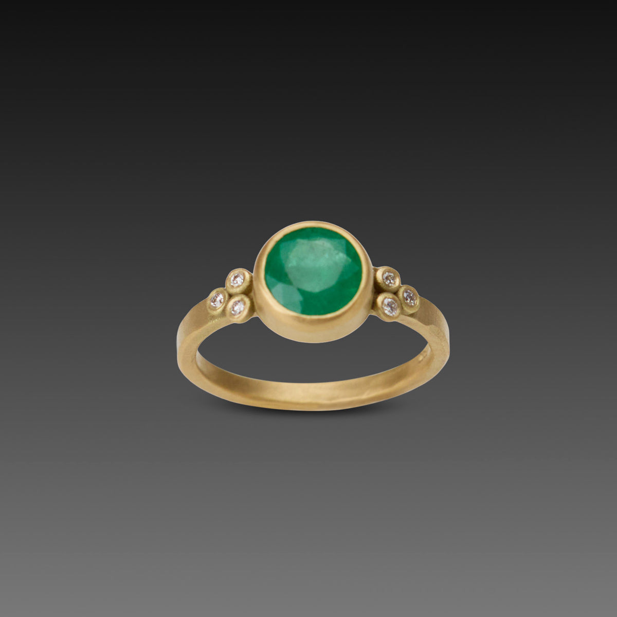 Round Emerald Ring