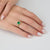 Round Emerald Ring