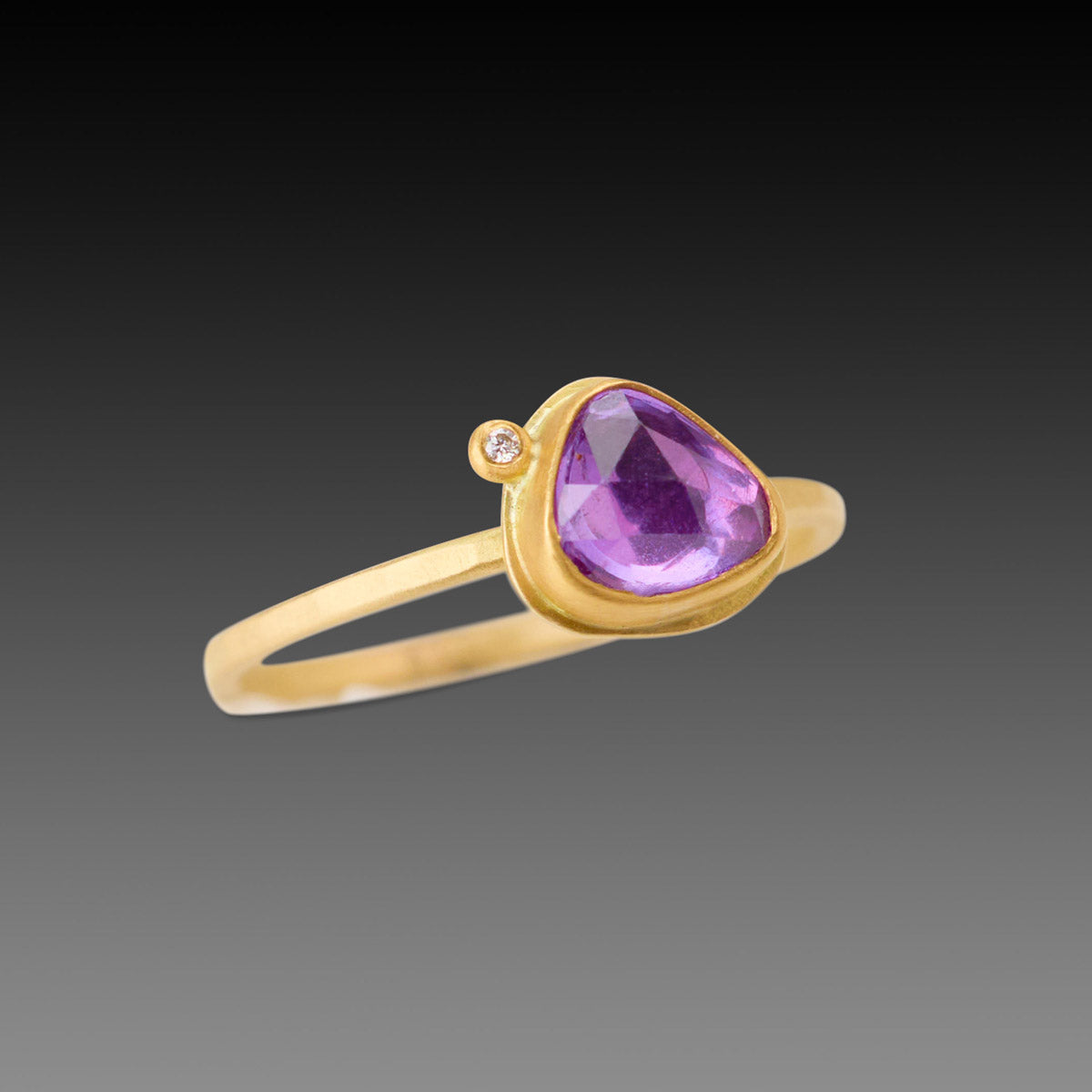 Lavender-Pink Sapphire Ring