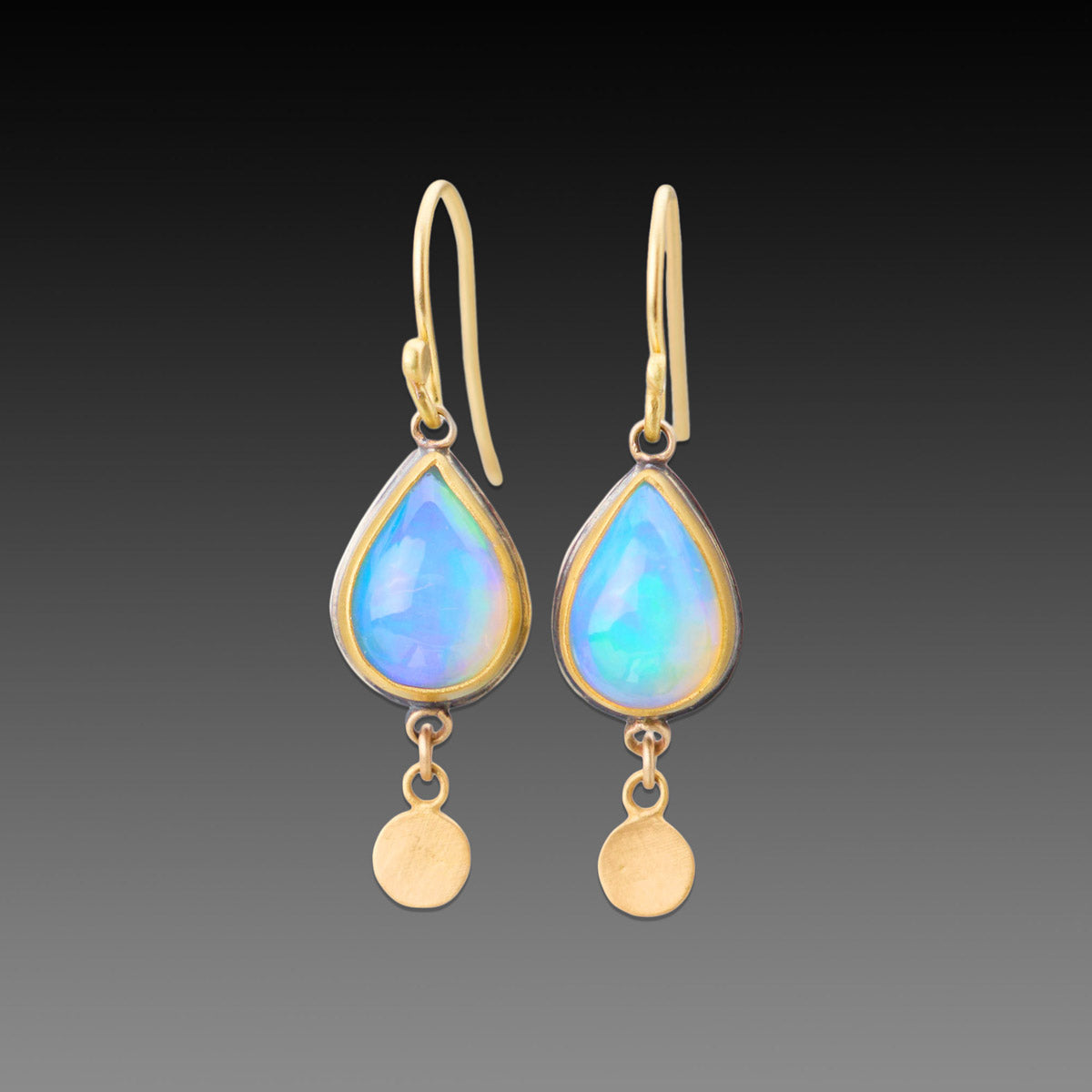 Opal Teardop Earrings