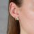 Chrysoprase Stud Earrings with Trios