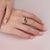 Organic Green Tourmaline Ring