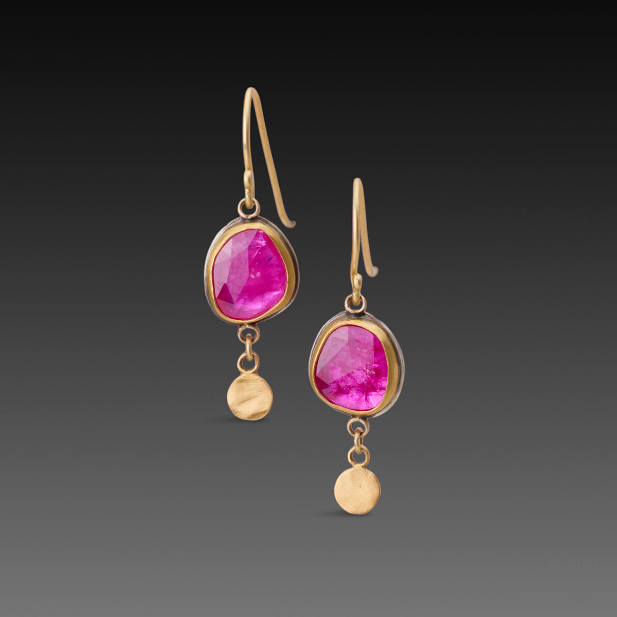 Ruby Drop Earrings