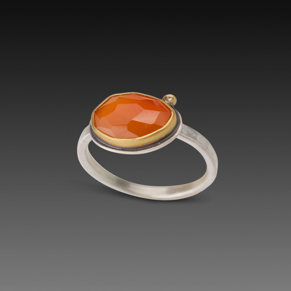 Organic Carnelian Ring