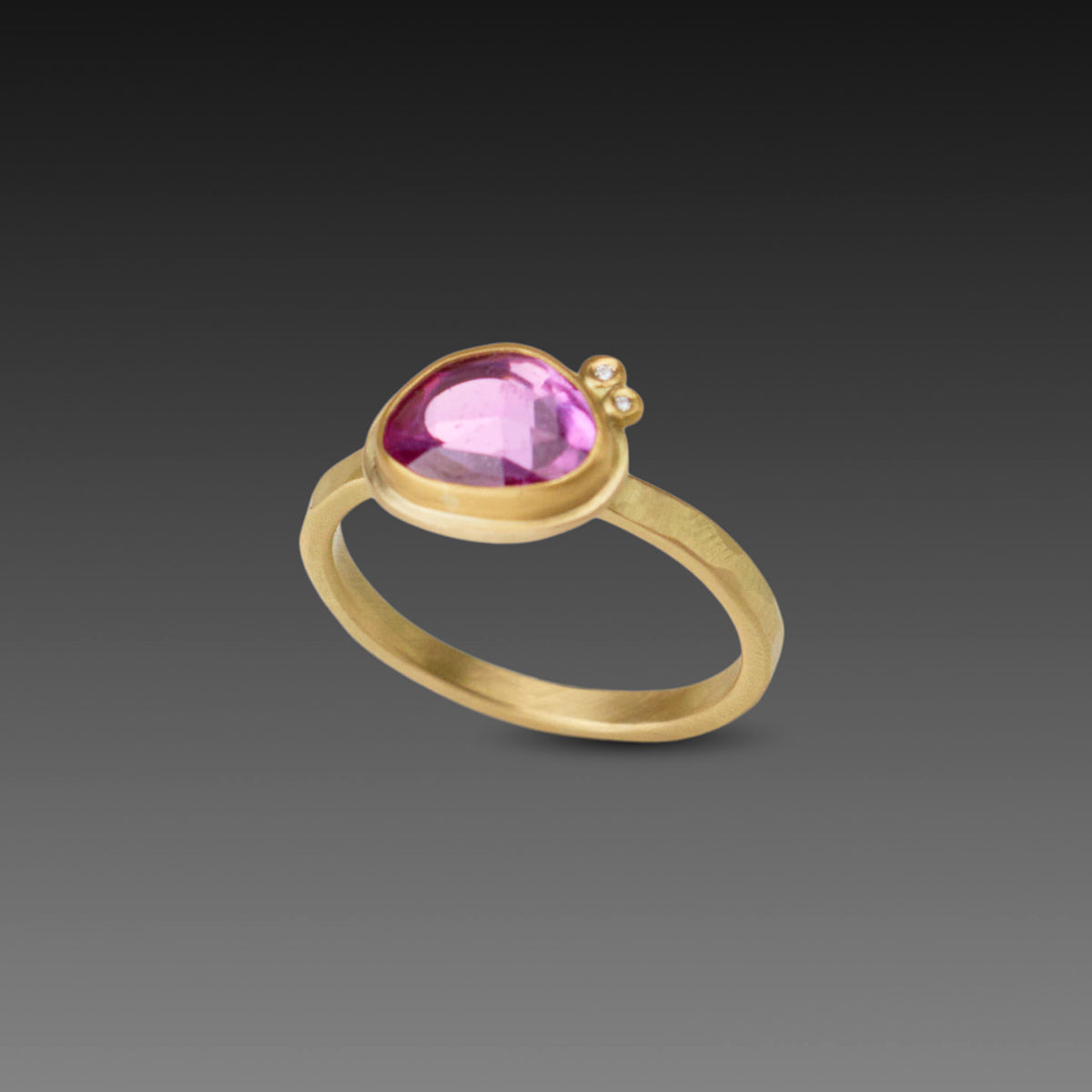 Bright Pink Sapphire Ring
