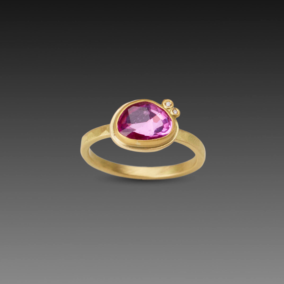 Bright Pink Sapphire Ring
