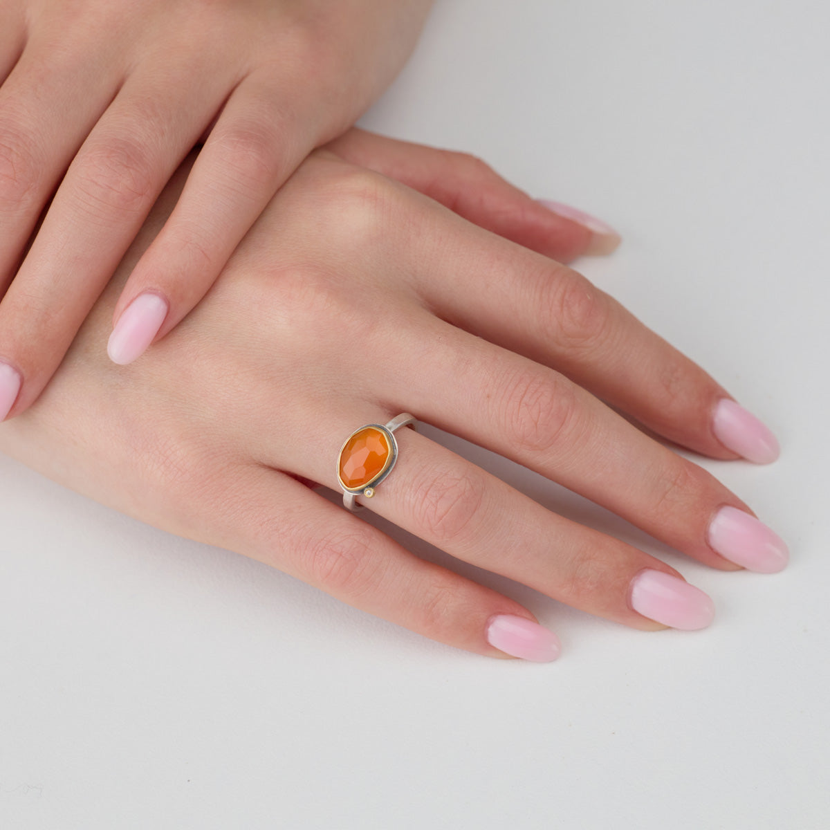 Organic Carnelian Ring
