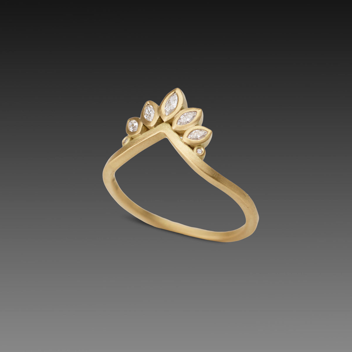 Lotus Peak Diamond Band