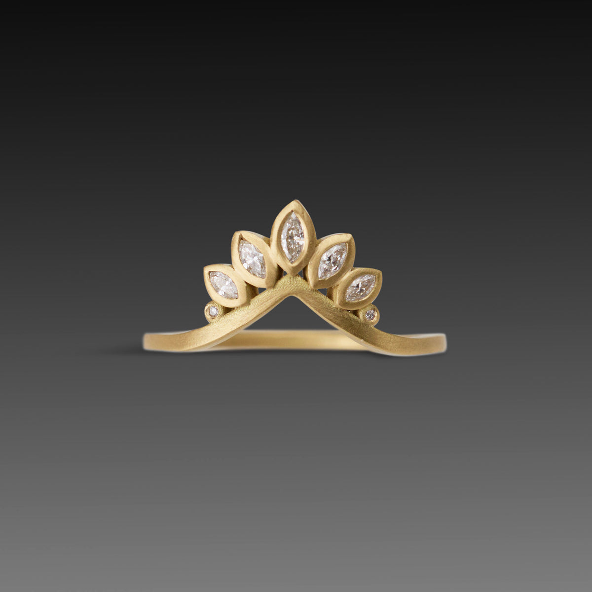 Lotus Peak Diamond Band