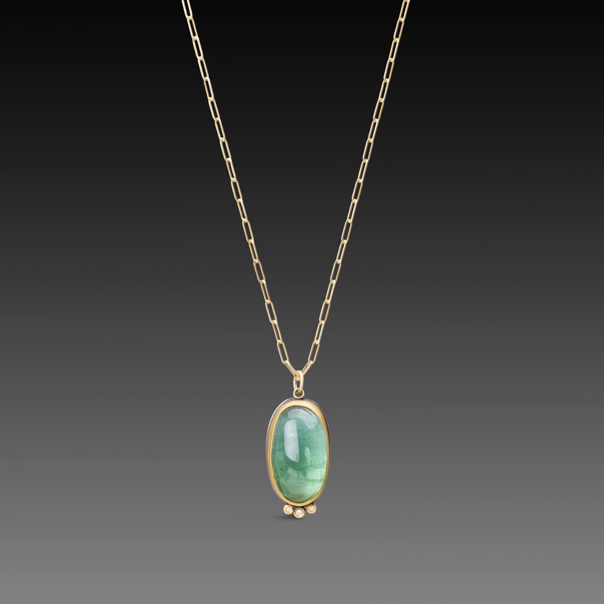 Green Tourmaline Necklace
