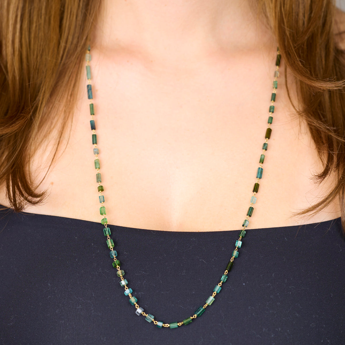 Long Tourmaline Necklace