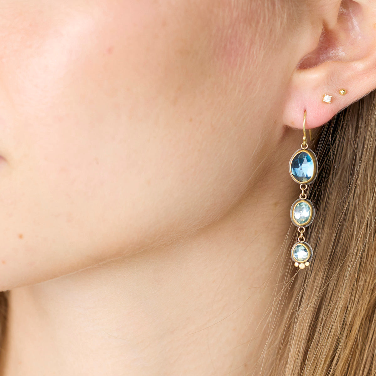 Blue Ombre Earrings