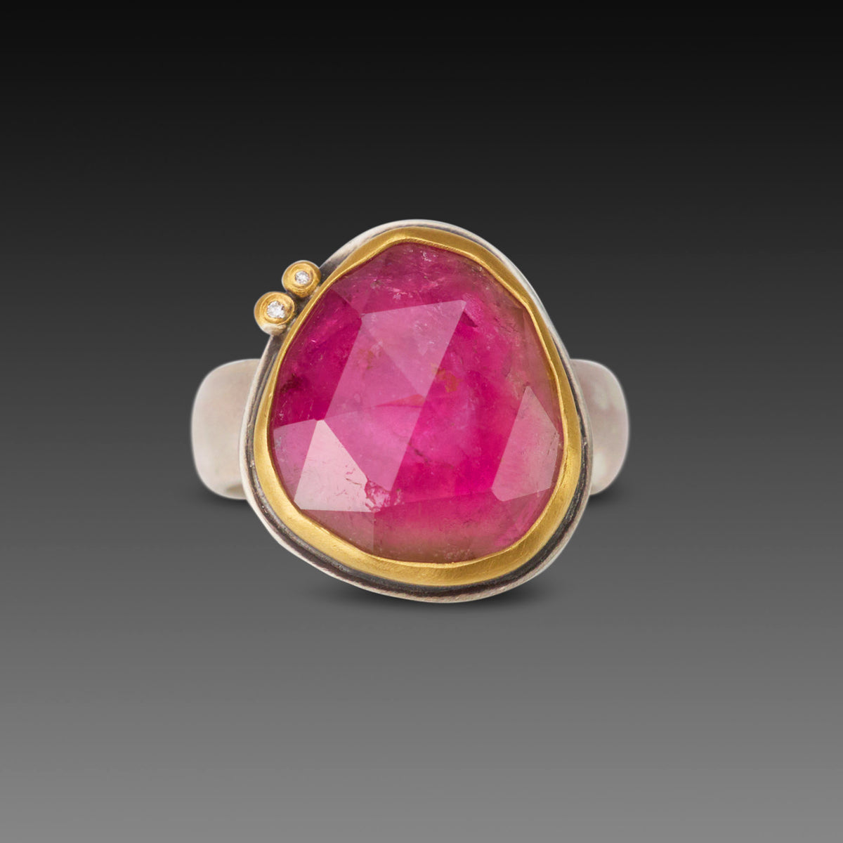 Organic Pink Tourmaline Ring