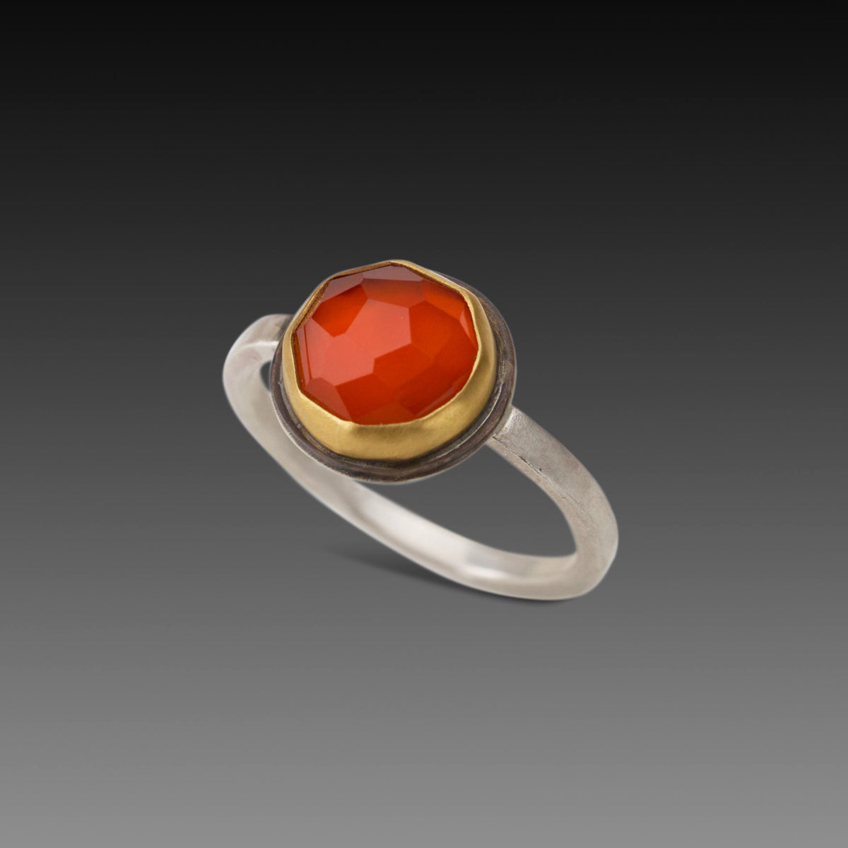 Round Carnelian Ring