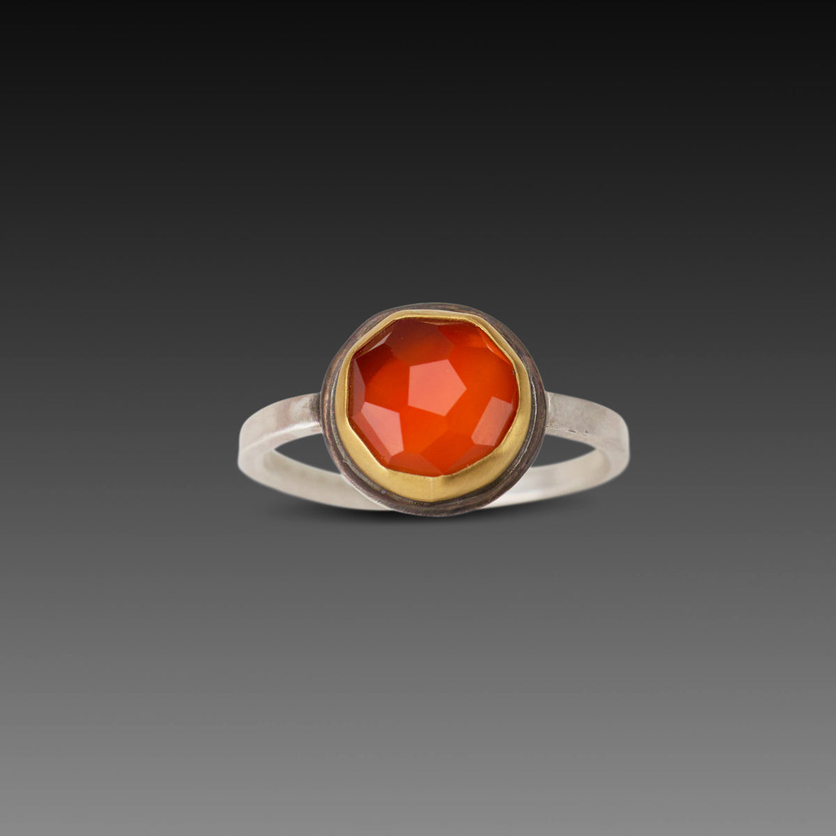 Round Carnelian Ring